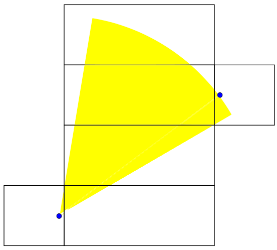 Net for the third angle range.