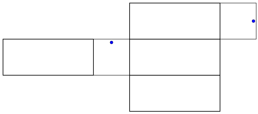 One of the four sub-nets corresponding to the bottom net.