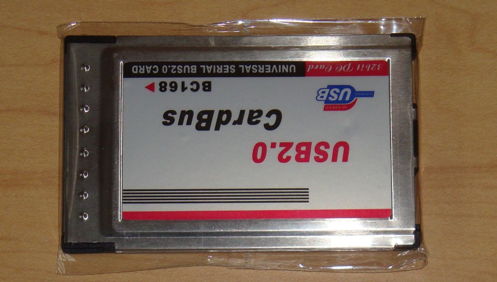 AKE PCMCIA to USB card.