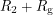 $ R_2 + R_{\textup{g}} $